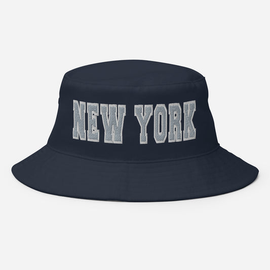 New York Baseball Bucket Hat Yankee Cap