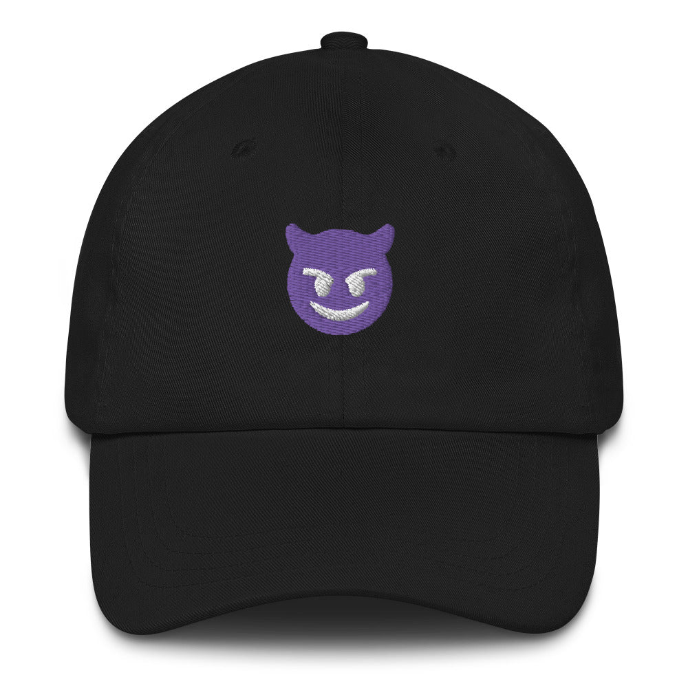 Devil Emoji Dad Hat - Hialeah Hat Mart