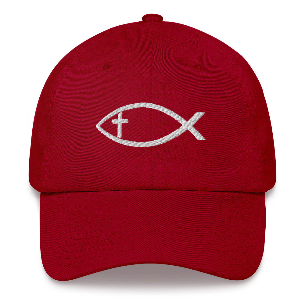 Christian Fish Dad Hat - Hialeah Hat Mart