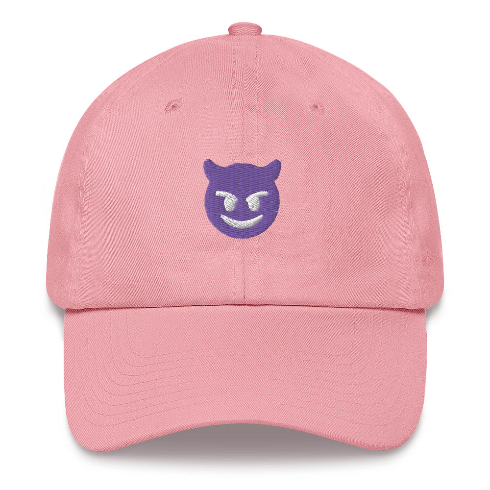 Devil Emoji Dad Hat - Hialeah Hat Mart