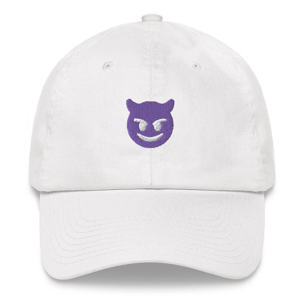 Devil Emoji Dad Hat - Hialeah Hat Mart