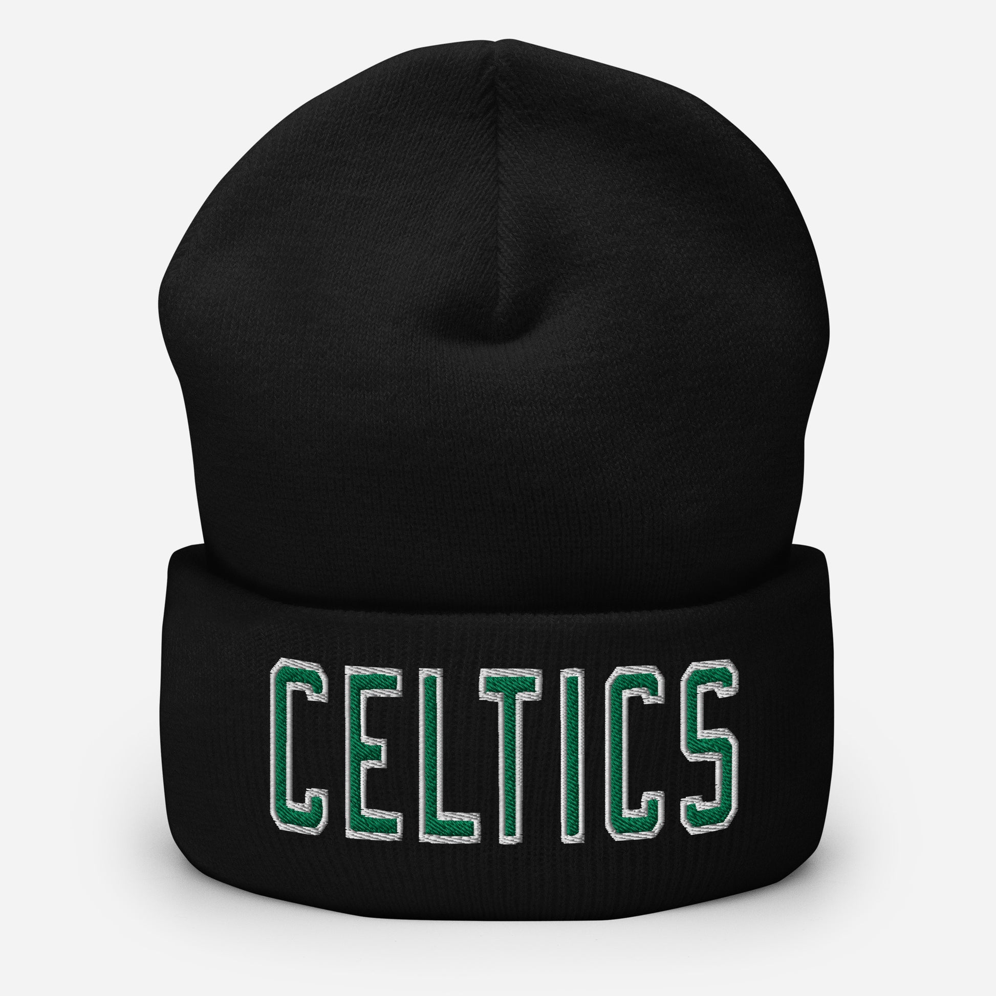 Boston Cuffed Beanie Celtic Skully - Hialeah Hat Mart