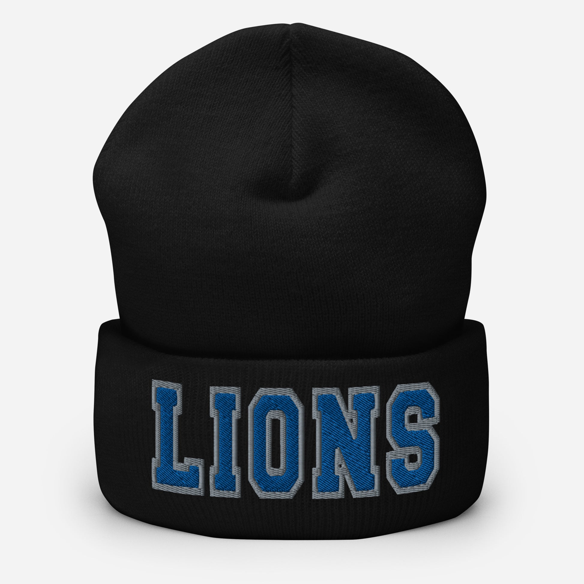 Detroit Cuffed Beanie Lions Skully - Hialeah Hat Mart