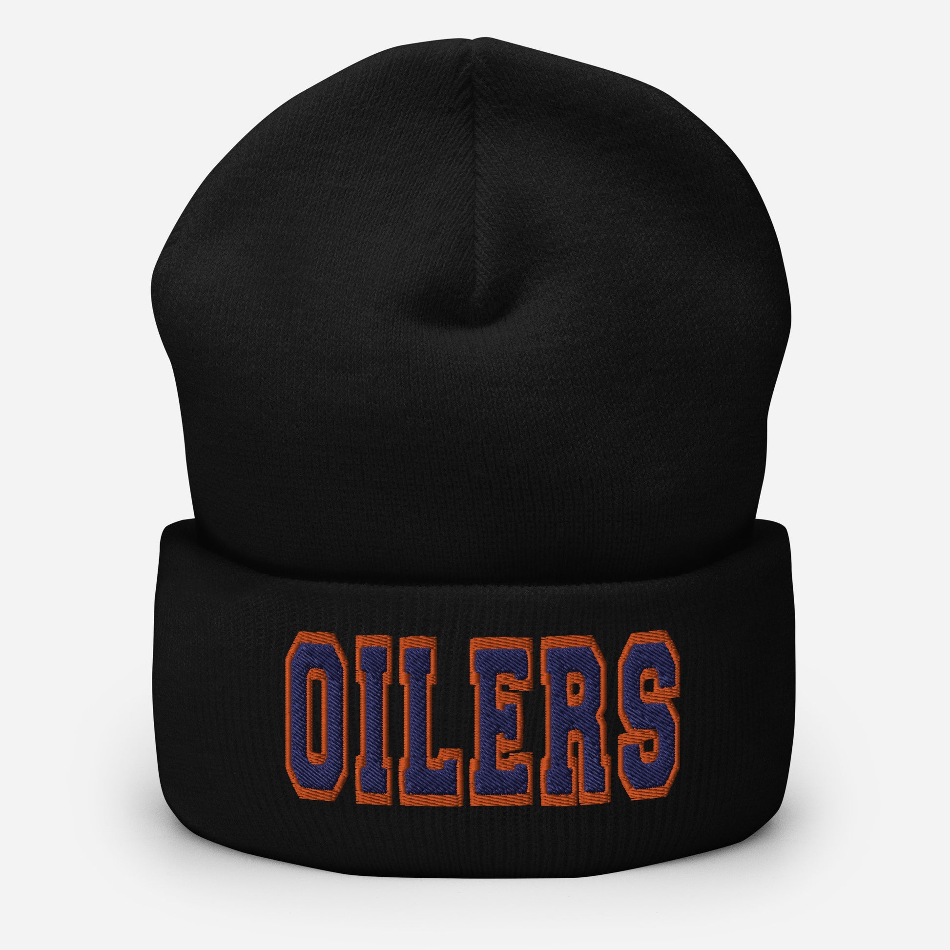 Edmonton Cuffed Beanie Oilers Skully - Hialeah Hat Mart