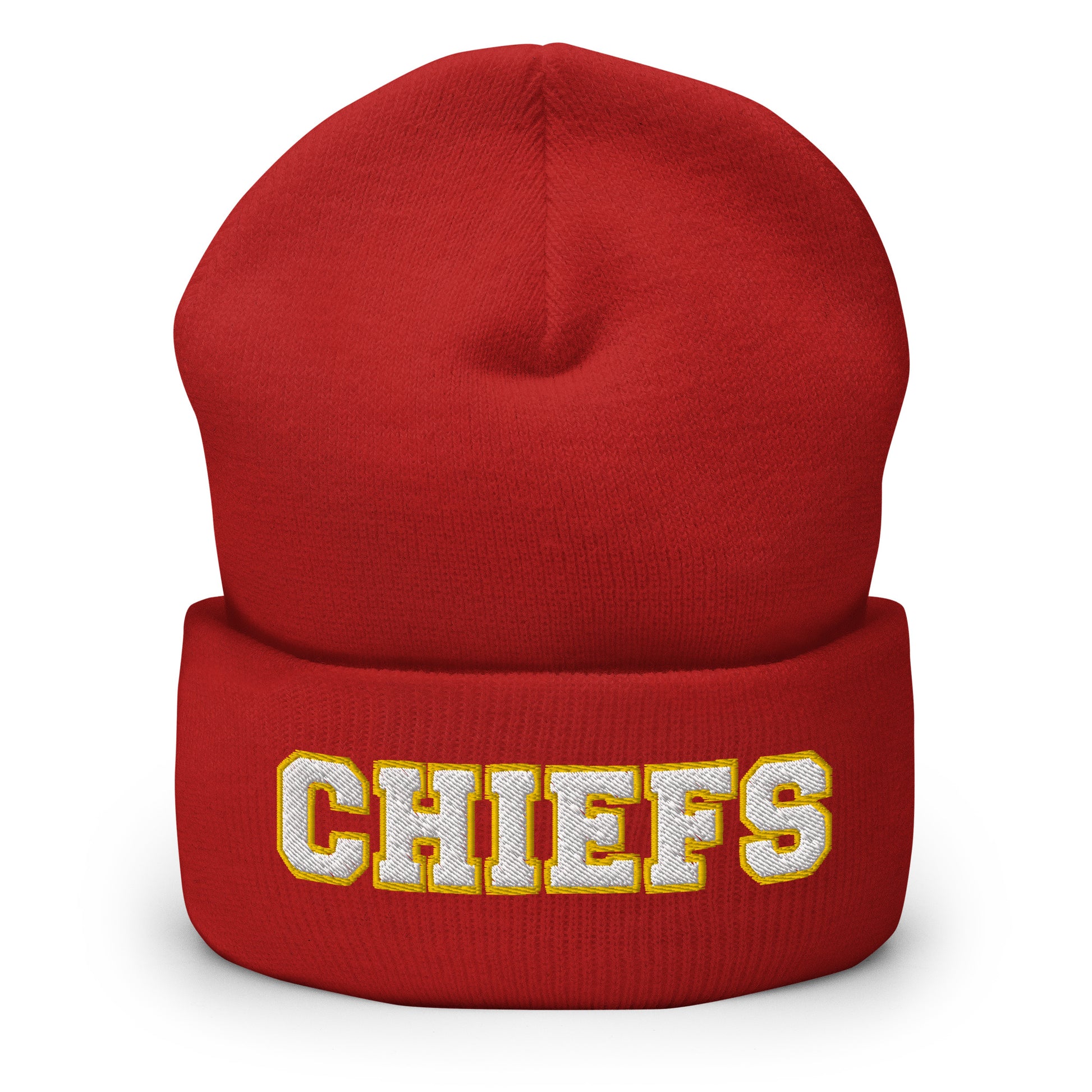 Kansas City Cuffed Beanie Chiefs Skully - Hialeah Hat Mart