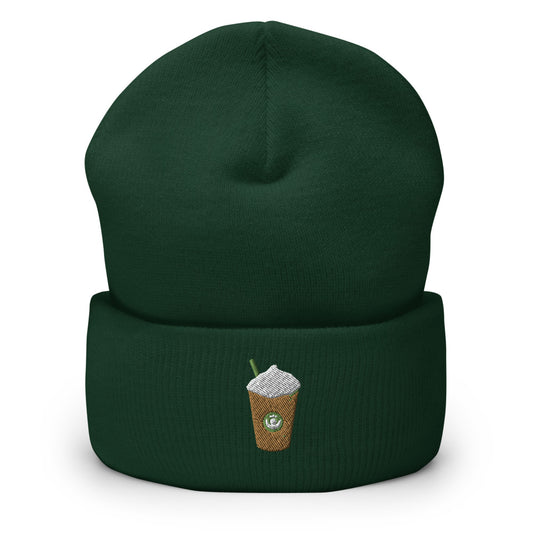 Fall Spice Latte Cuffed Beanie - Hialeah Hat Mart