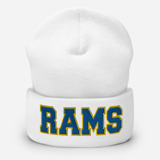 Los Angeles Football Cuffed Beanie Rams Skully - Hialeah Hat Mart