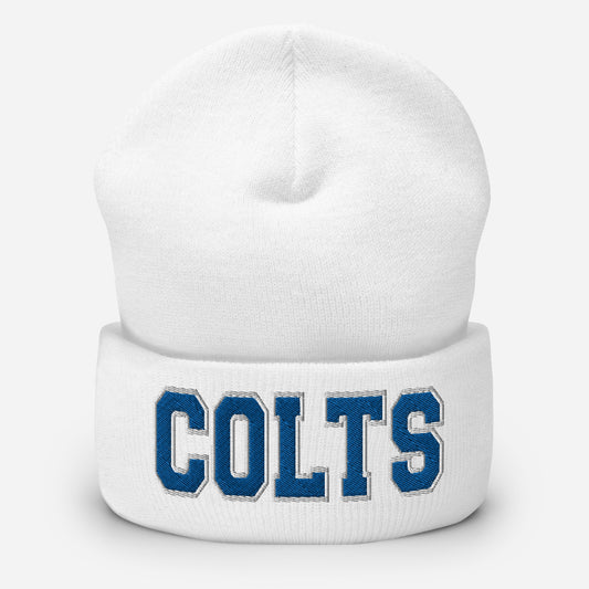 Indianapolis Football Cuffed Beanie Colts Skully - Hialeah Hat Mart