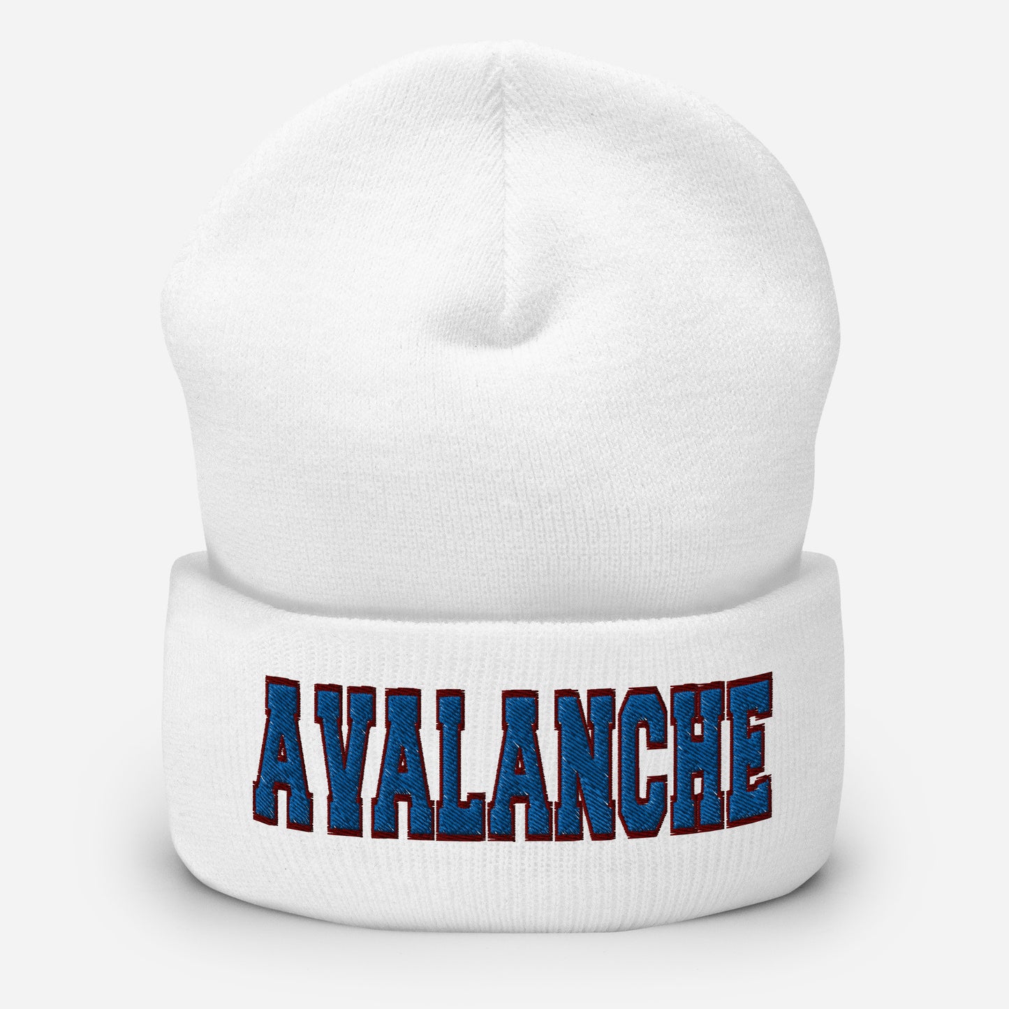 Colorado Hockey Cuffed Beanie Avalanche Skully - Hialeah Hat Mart