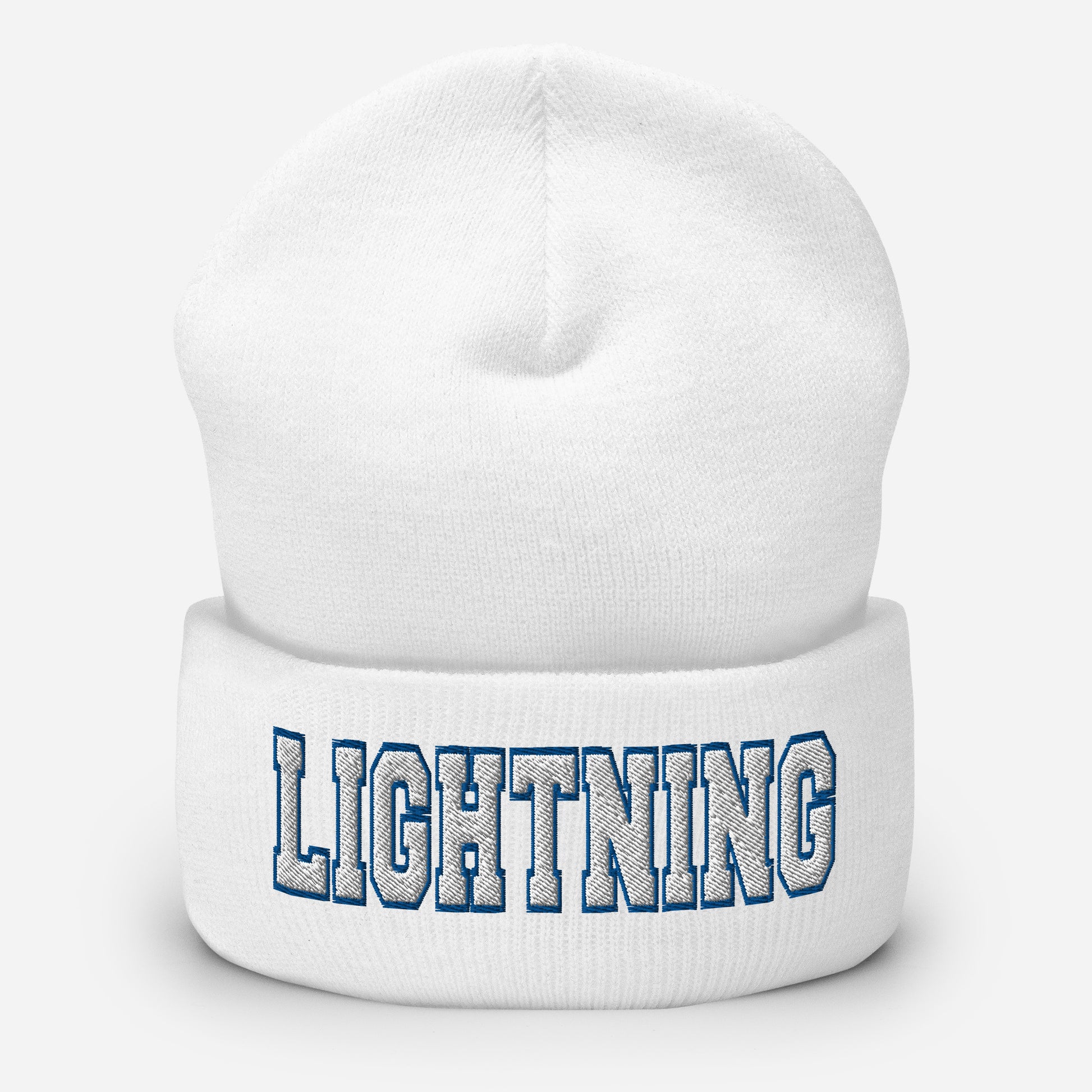 Tampa Bay Hockey Cuffed Beanie Lightning Skully - Hialeah Hat Mart