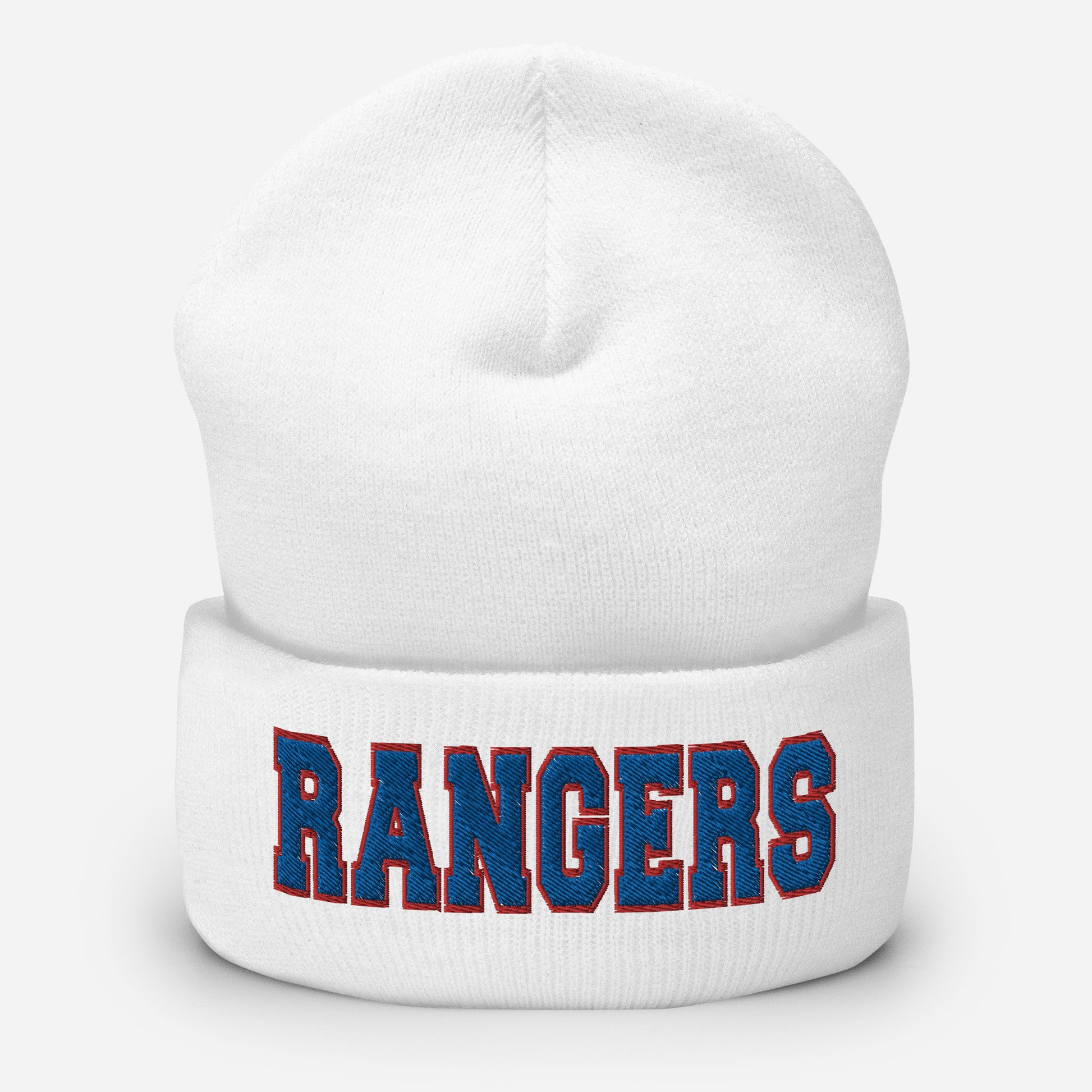 New York Cuffed Beanie Rangers Skully - Hialeah Hat Mart