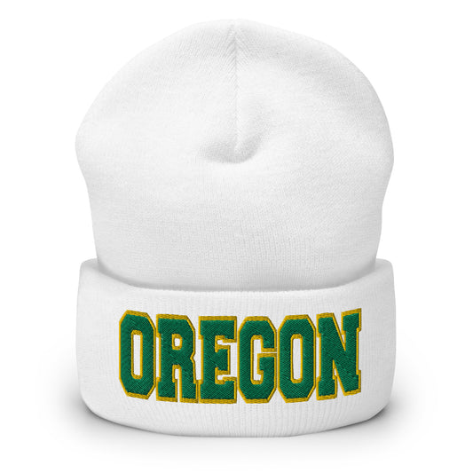 Oregon Cuffed Beanie Ducks Skully - Hialeah Hat Mart