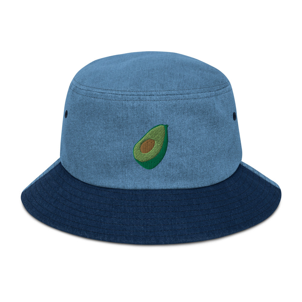 Avocado Denim Bucket Hat - Hialeah Hat Mart