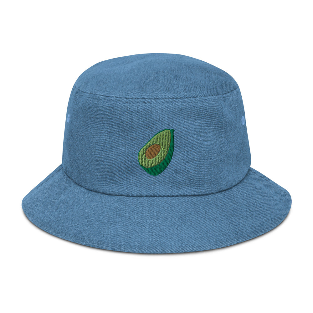 Avocado Denim Bucket Hat - Hialeah Hat Mart